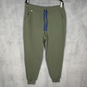Figs Tansen Jogger Scrub Pants Men Large Moss Drawstring Pockets Medical Nursing